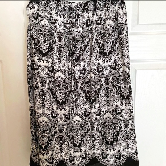 Patterned Christopher & Banks Skirt - Picture 1 of 4